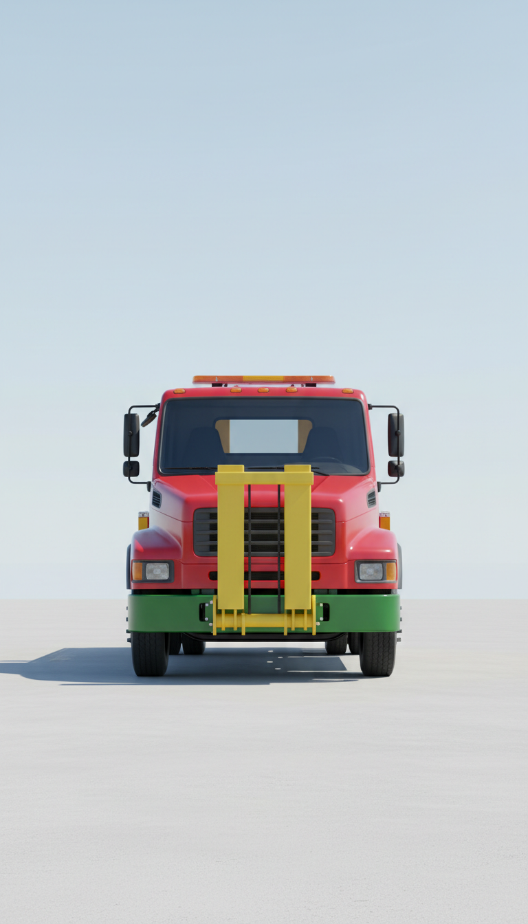 Wheel-lift tow vehicle with precision arm